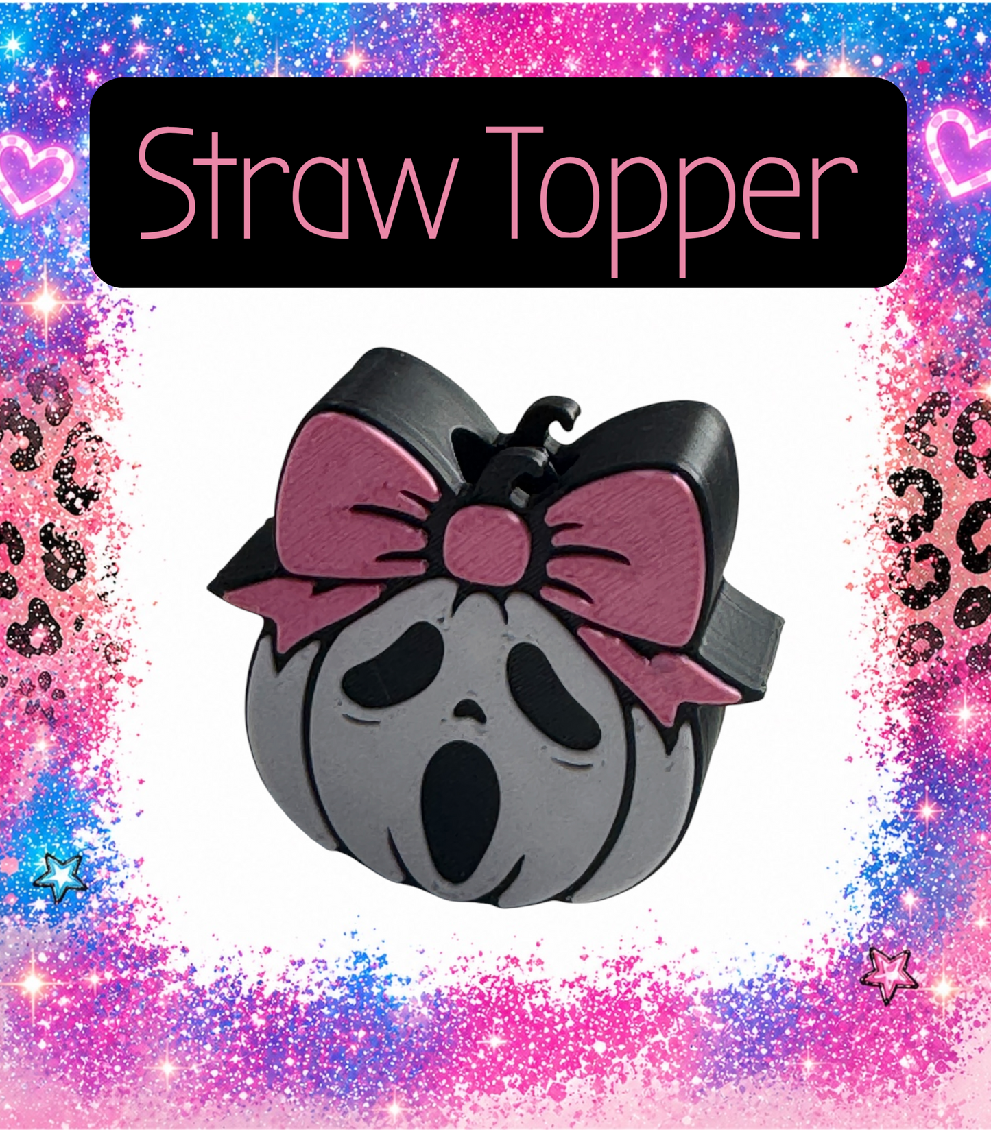 3D Straw Topper 34