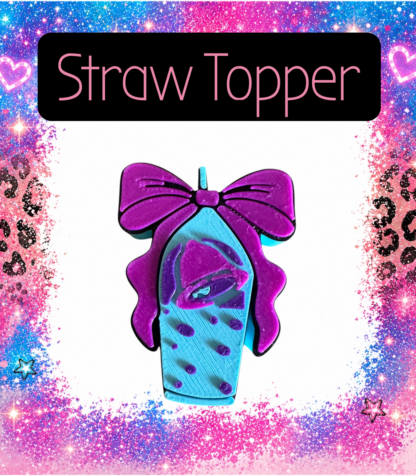 Taco Blast 3-D Printed Straw Topper