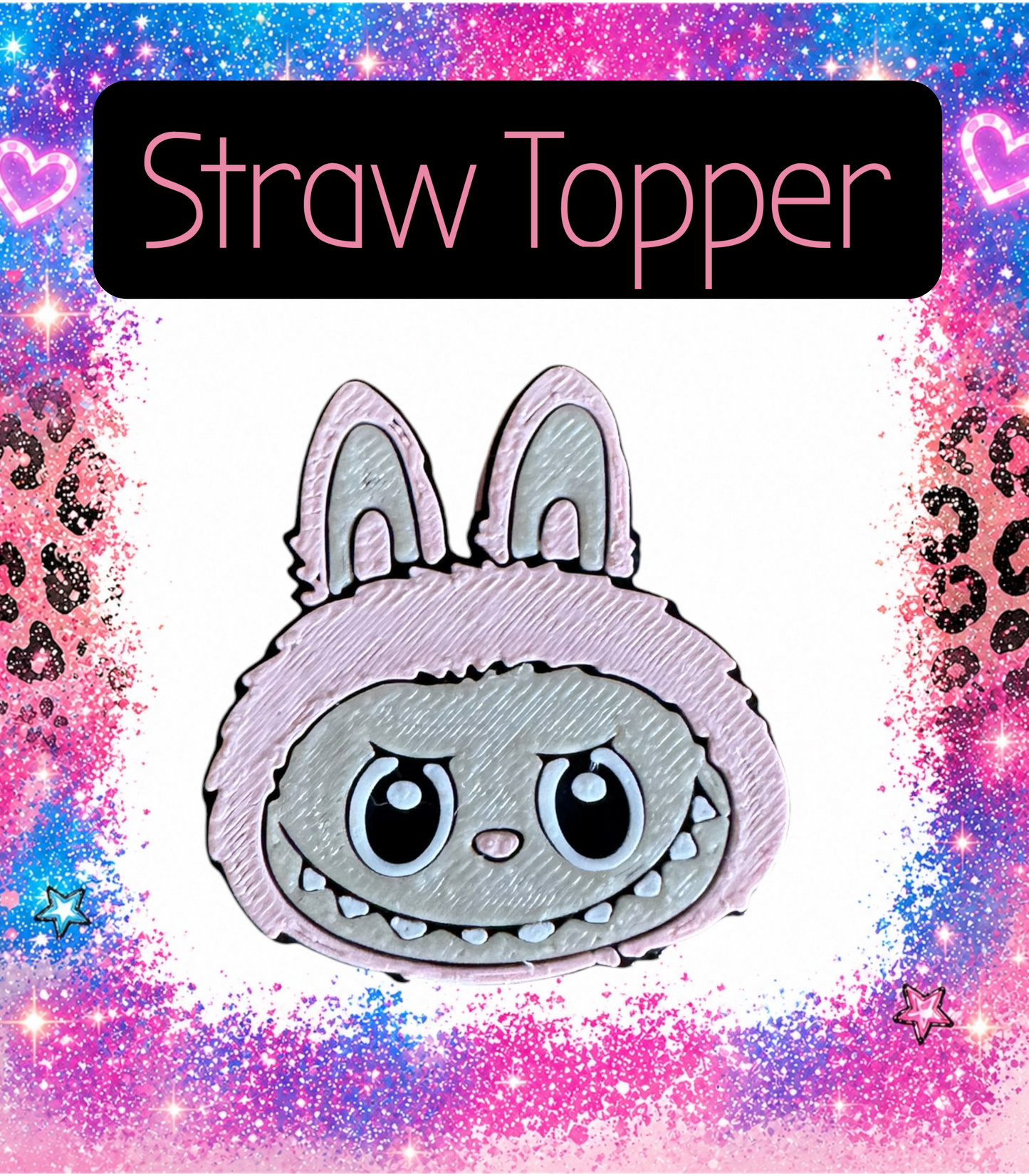 BU BU 3-D Printed Straw Topper