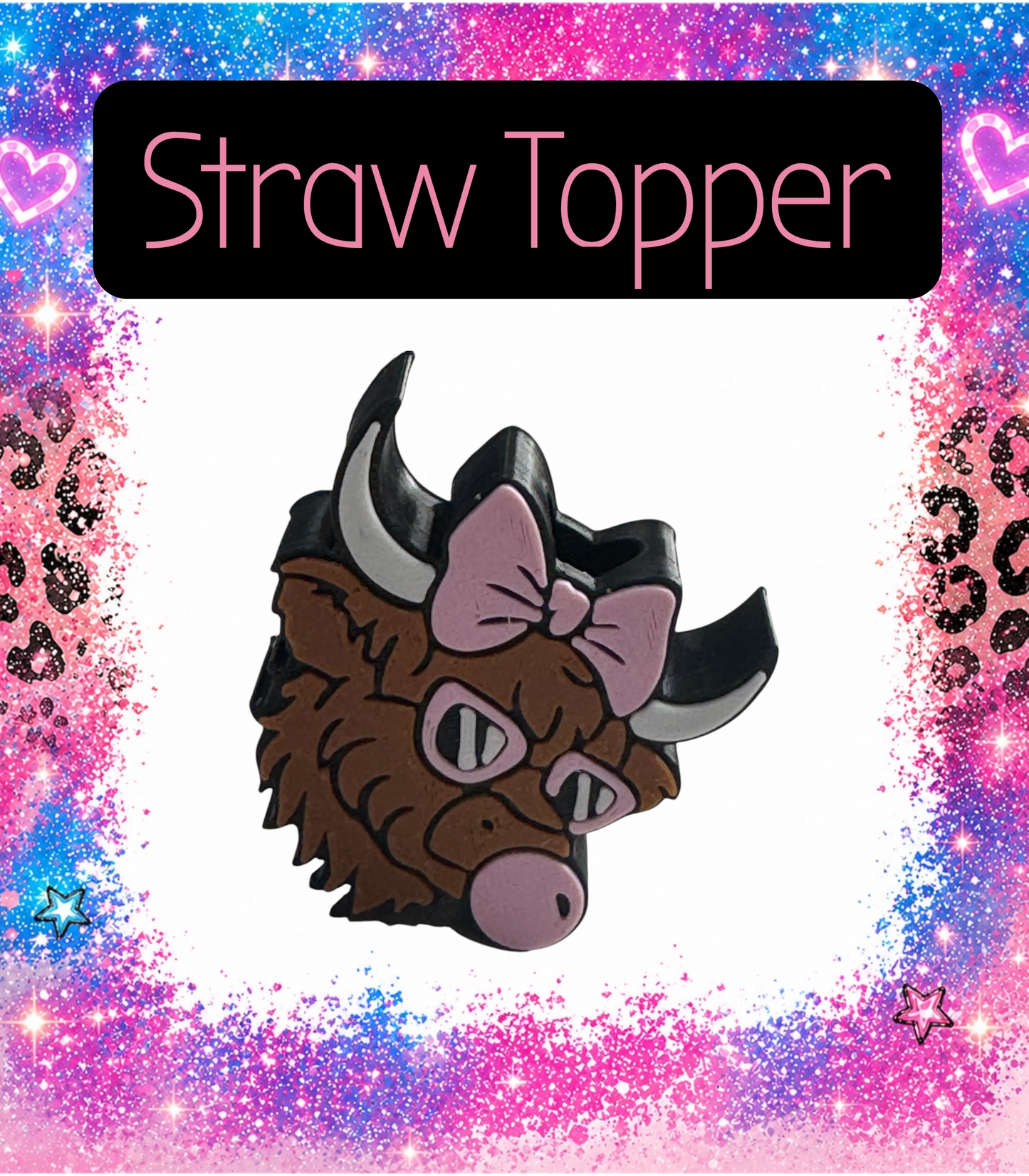 3D Straw Topper 35