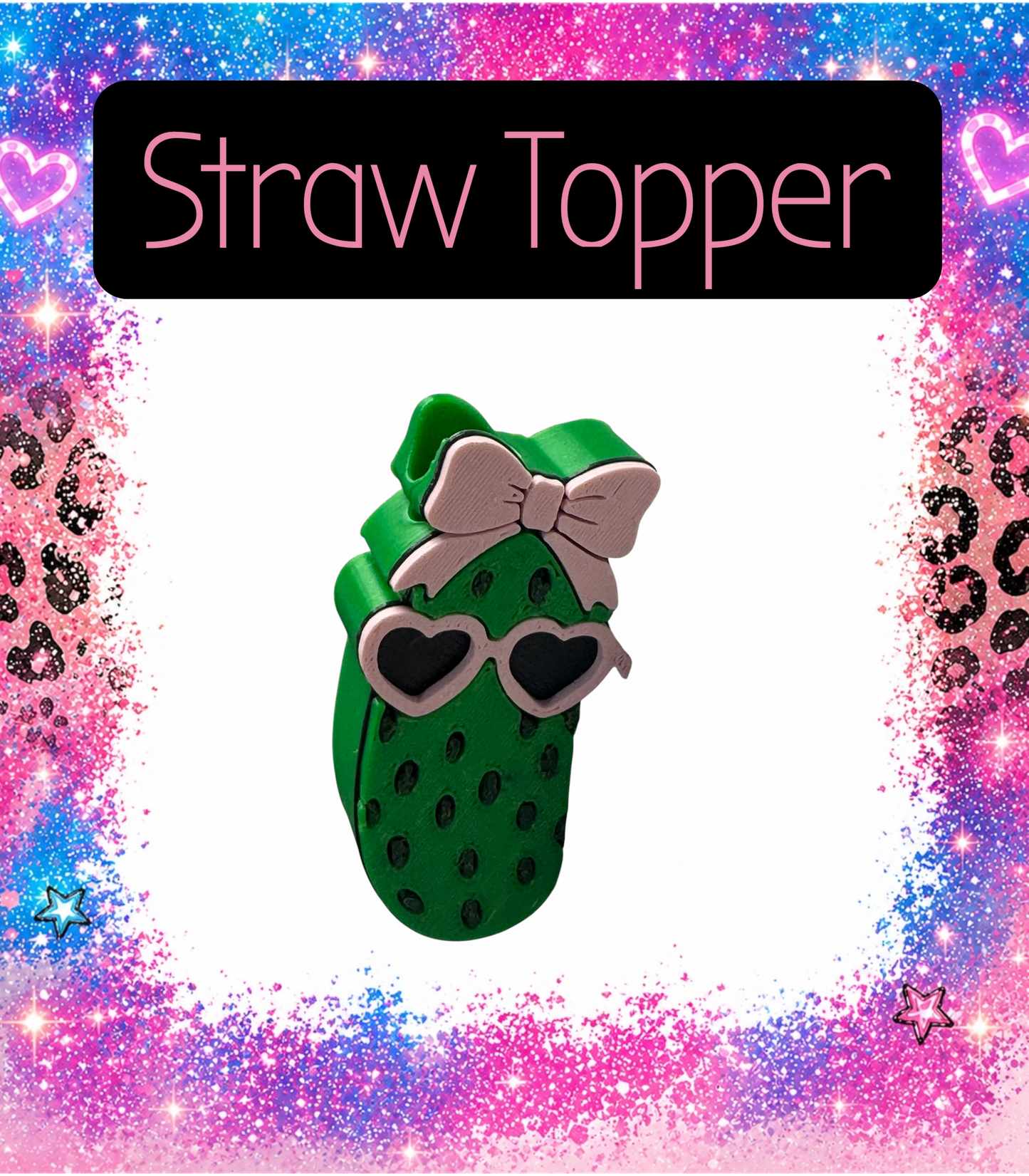 3D Straw Topper 17