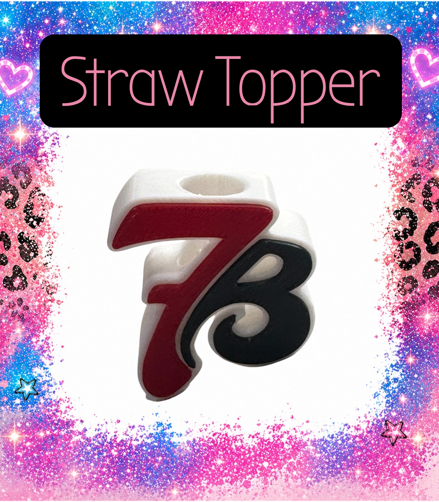 3D Straw Topper 18