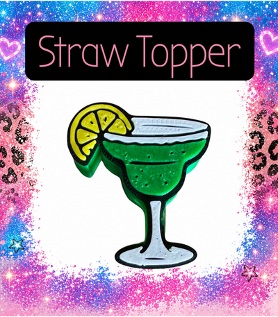Margarita 3-D Printed Straw Topper