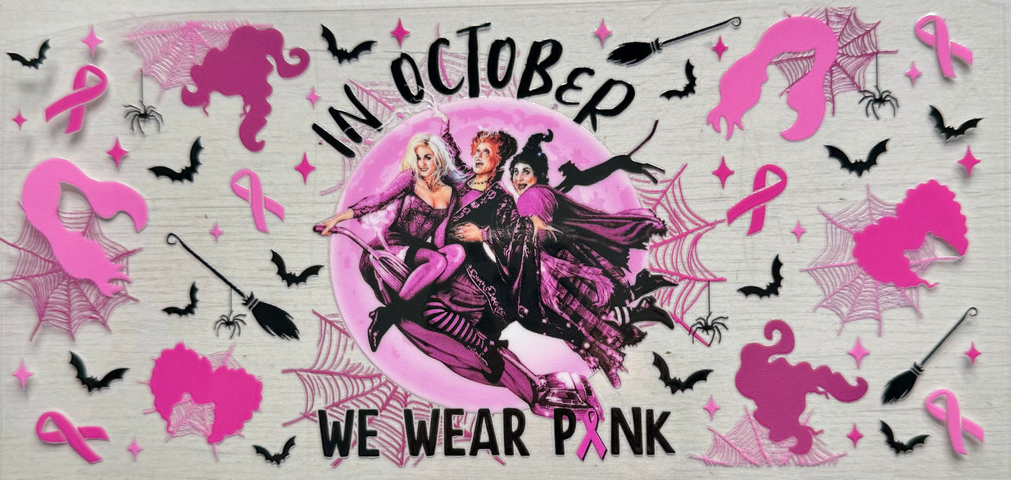 In October We Wear Pink Wrap