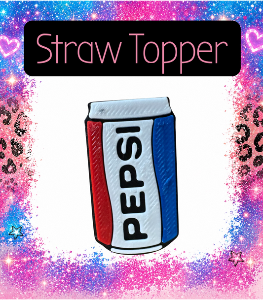 Soda Bow 3-D Printed Straw Topper