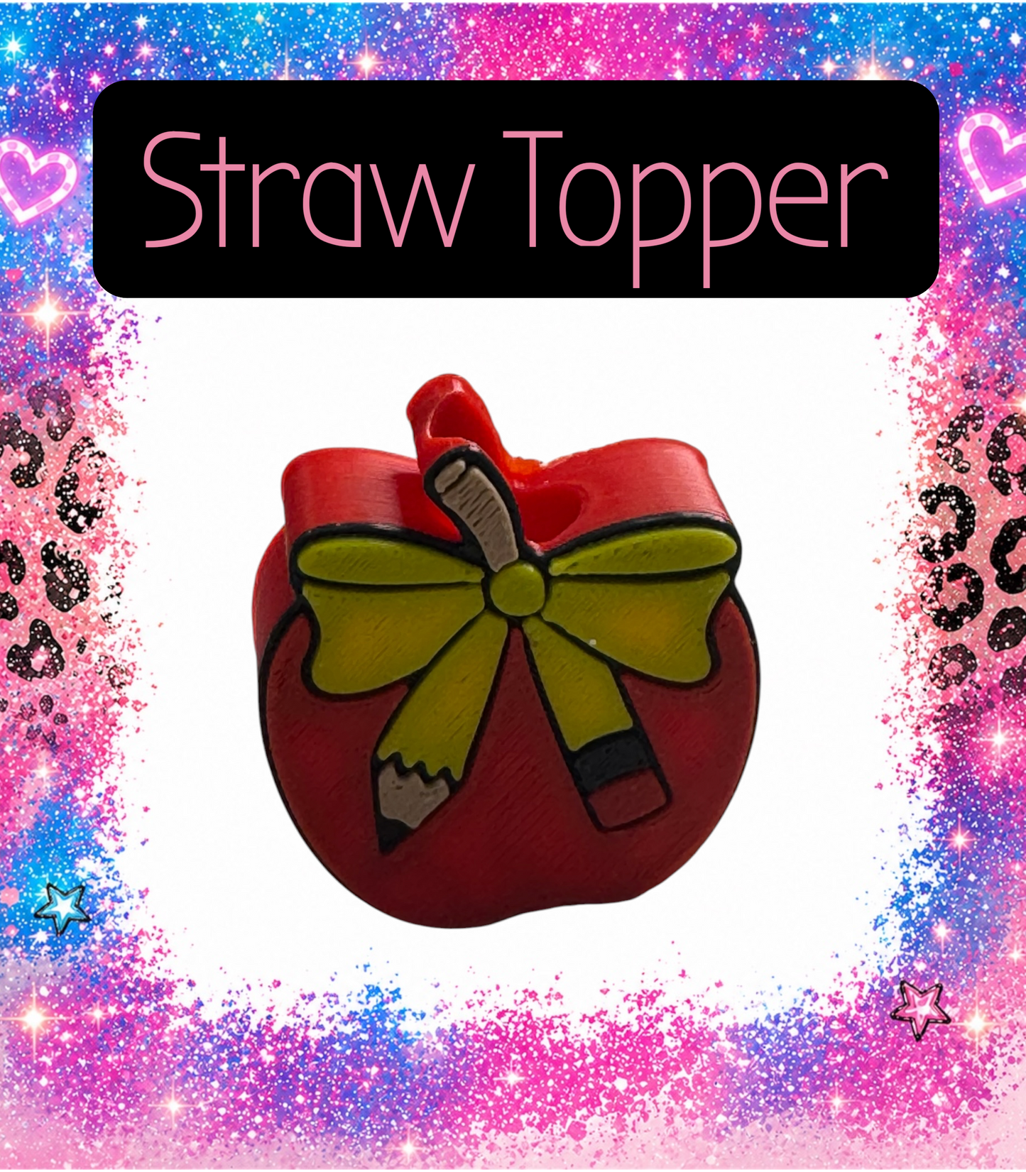 3D Straw Topper 23
