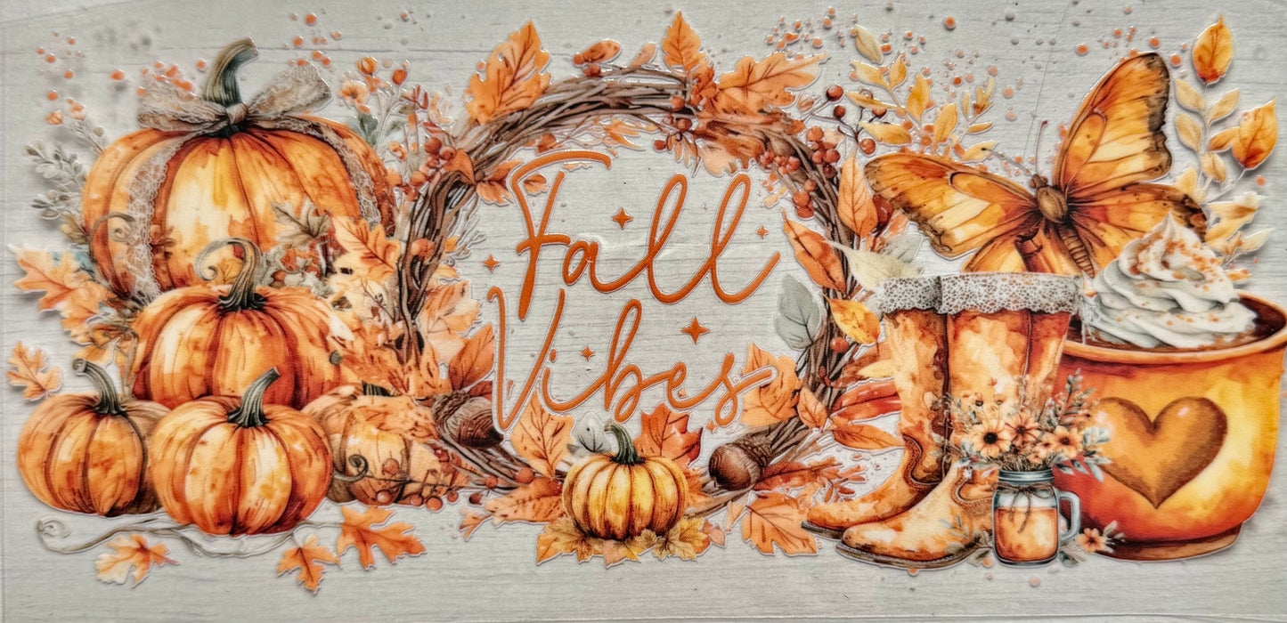 Fall Vibes wreath design