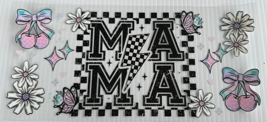 Mama Black Checkered