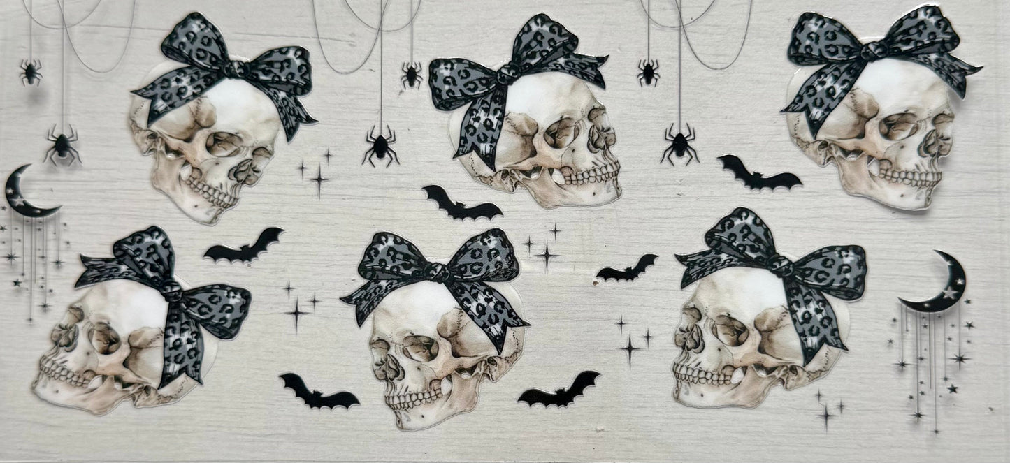 Bow skulls design