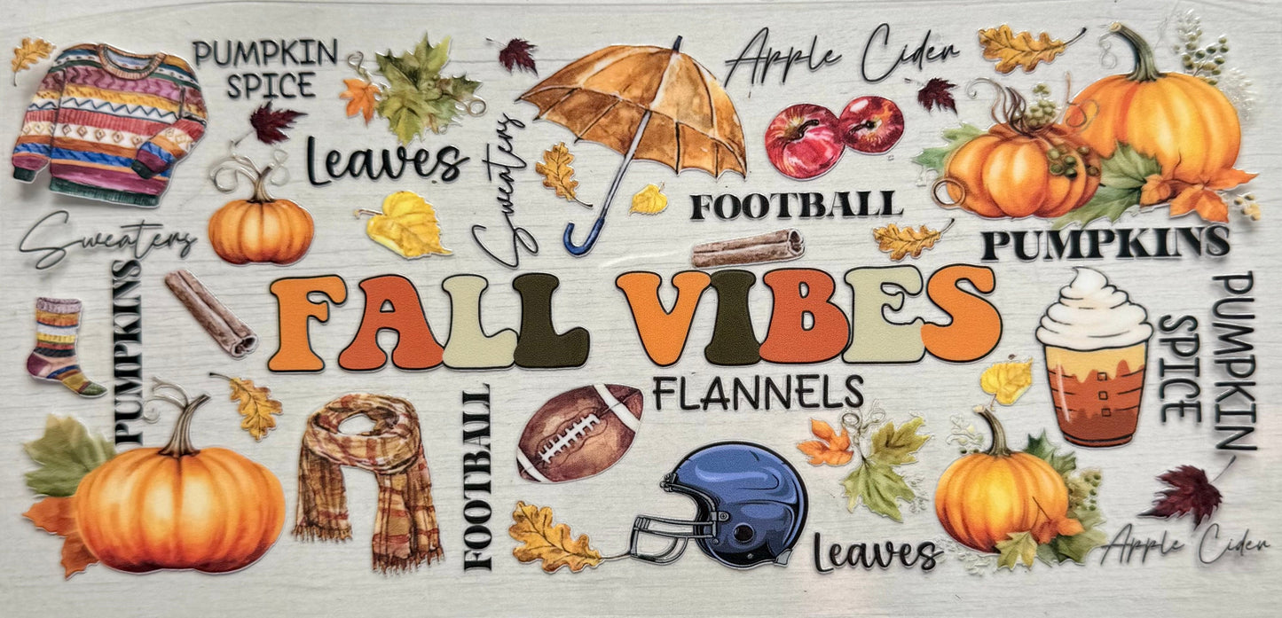 Fall Vibes collage design
