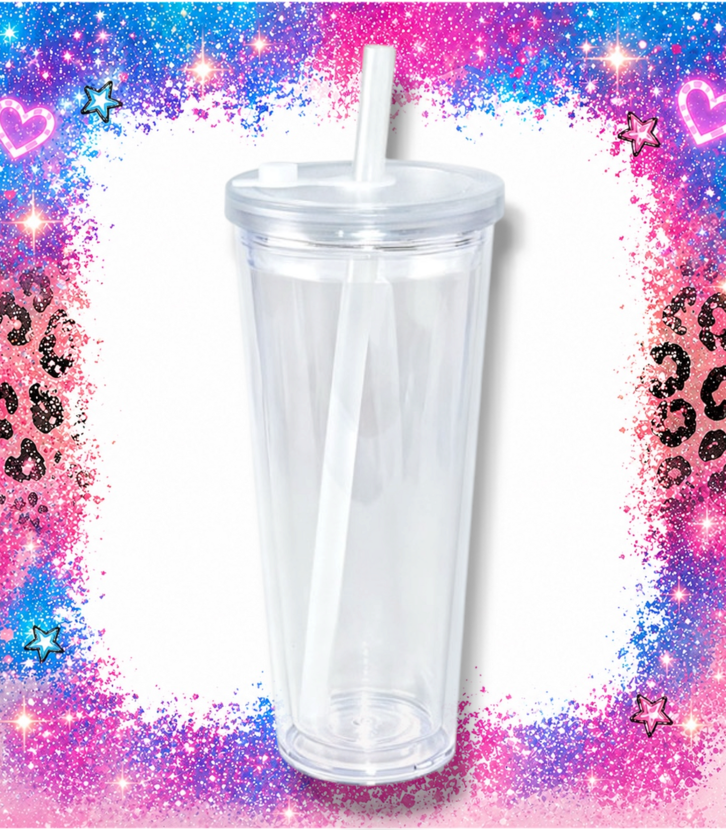 24 oz Tapered Acrylic - Clear