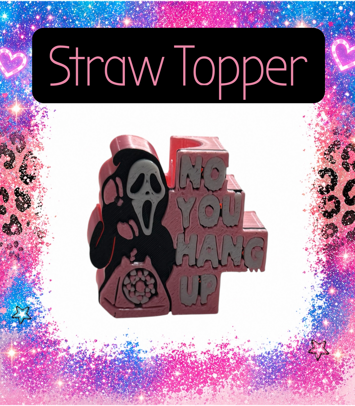 3D Straw Topper 22