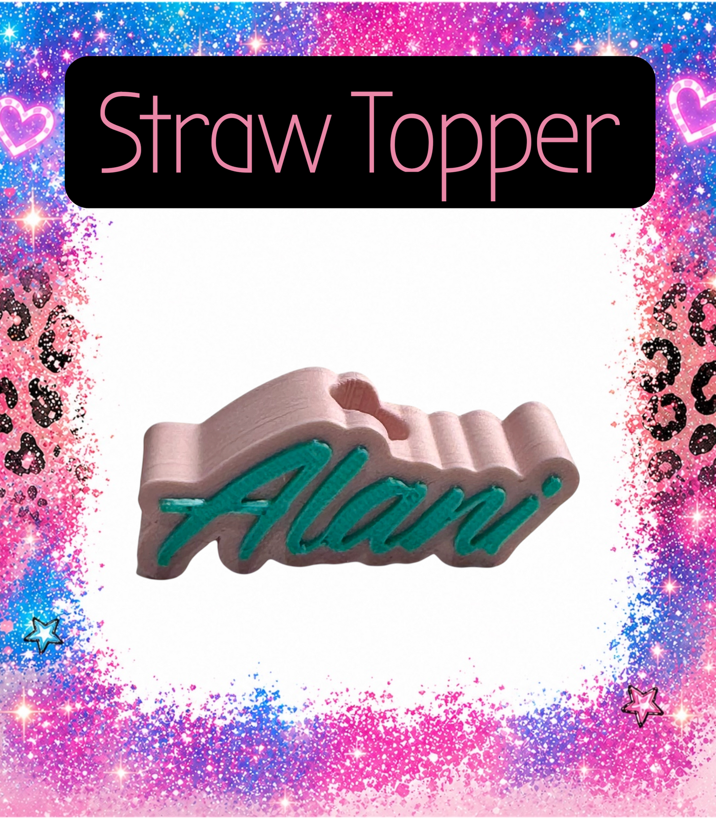 3D Straw Topper 2