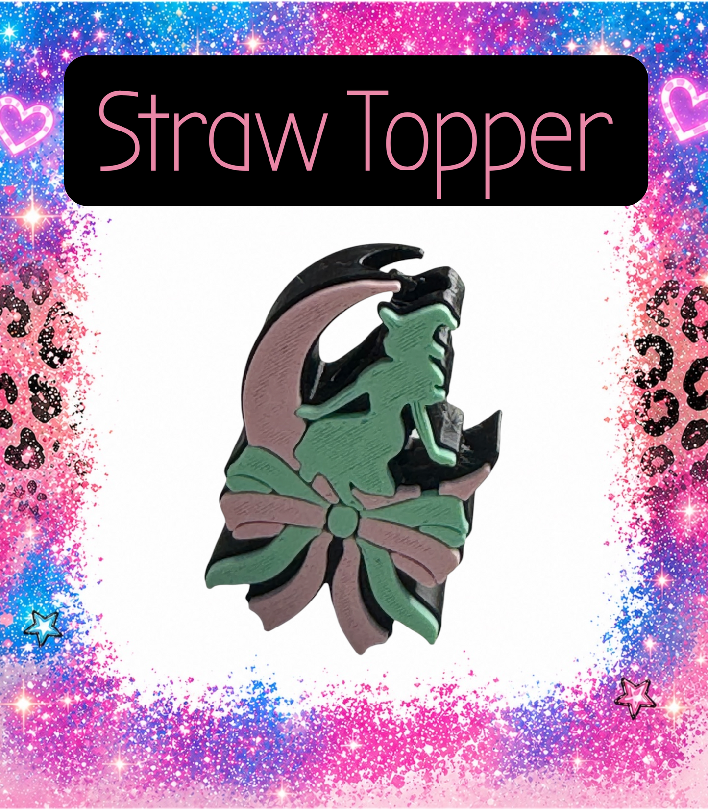 3D Straw Topper 28