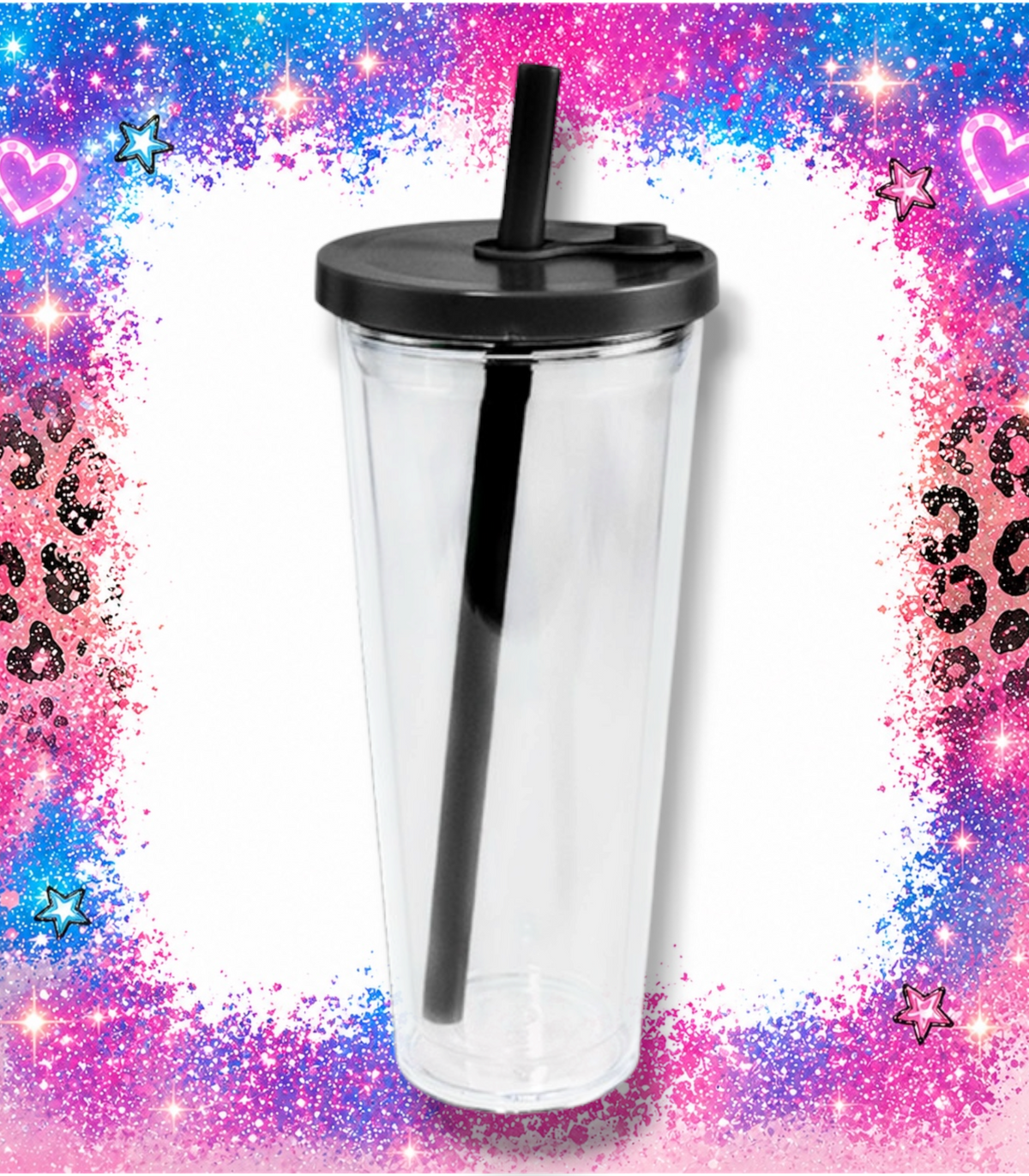 24 oz Tapered Acrylic - Black