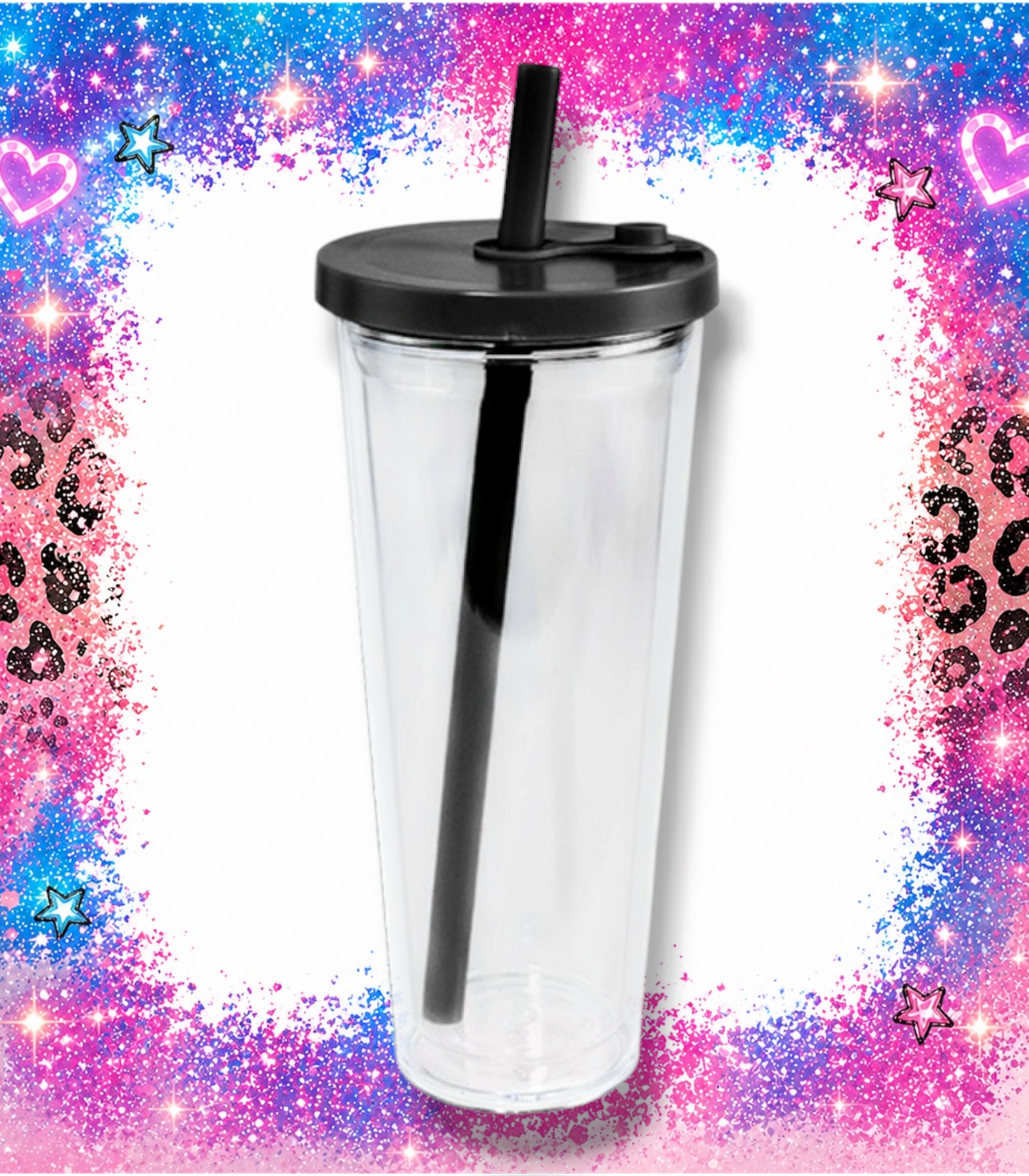 24 oz Tapered Acrylic - Black
