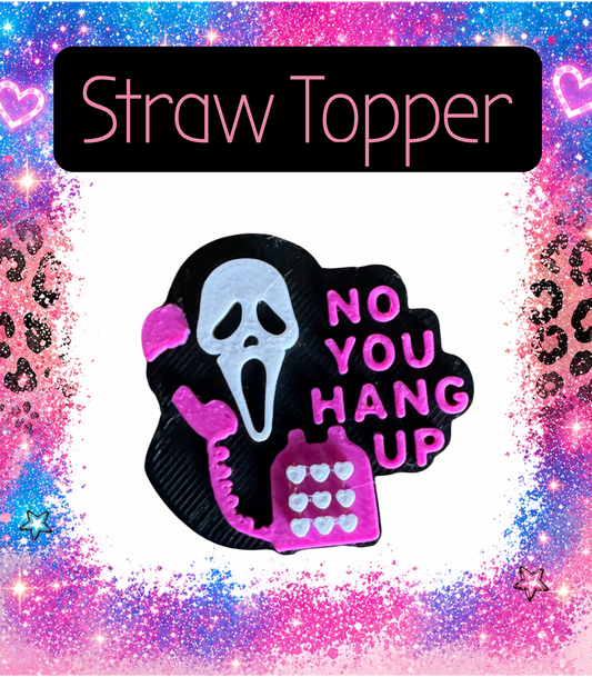 Horror4 - 3D Printed Straw Topper