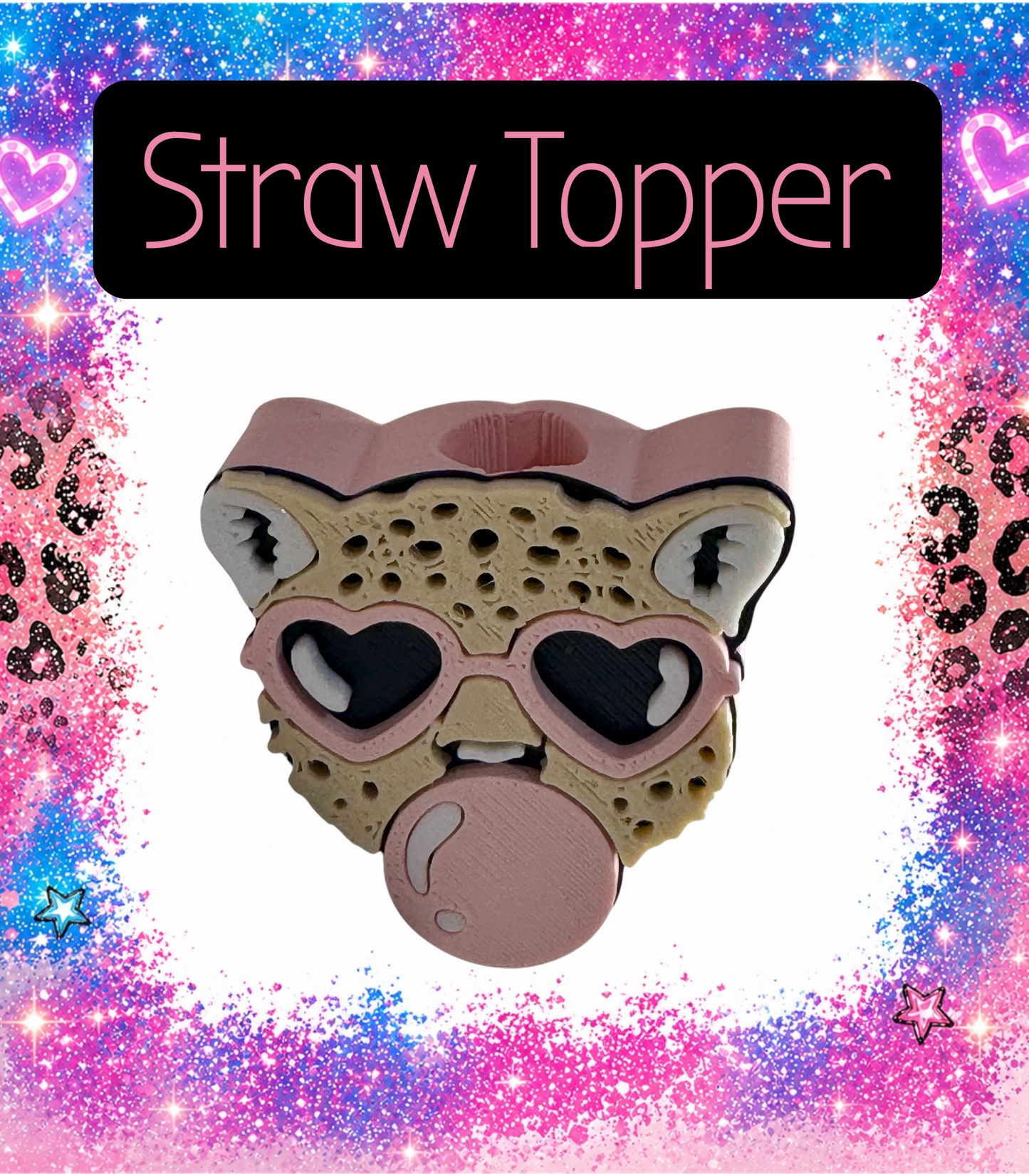3D Straw Topper 3