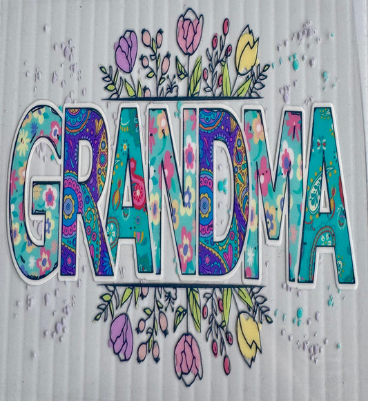 Grandma Decal 3     4x4 ( not a full wrap)