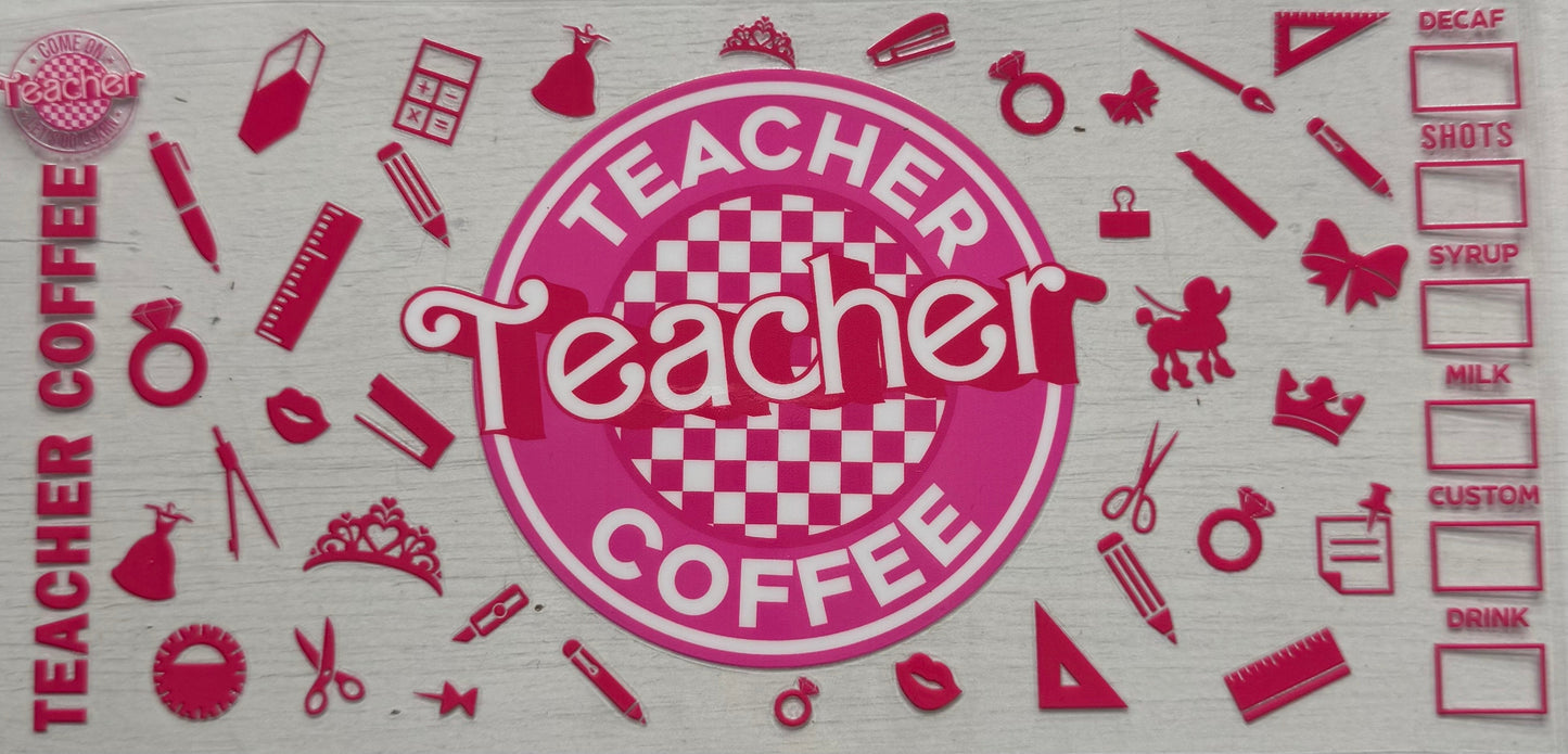 Teacher Coffee design