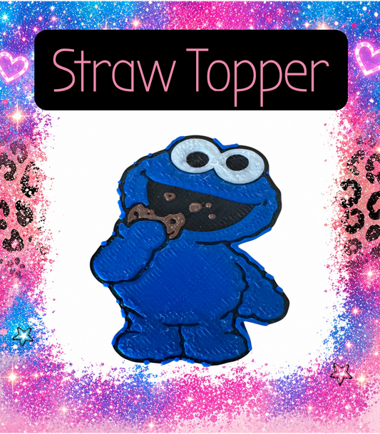 Cookies 3D Printed Straw Topper