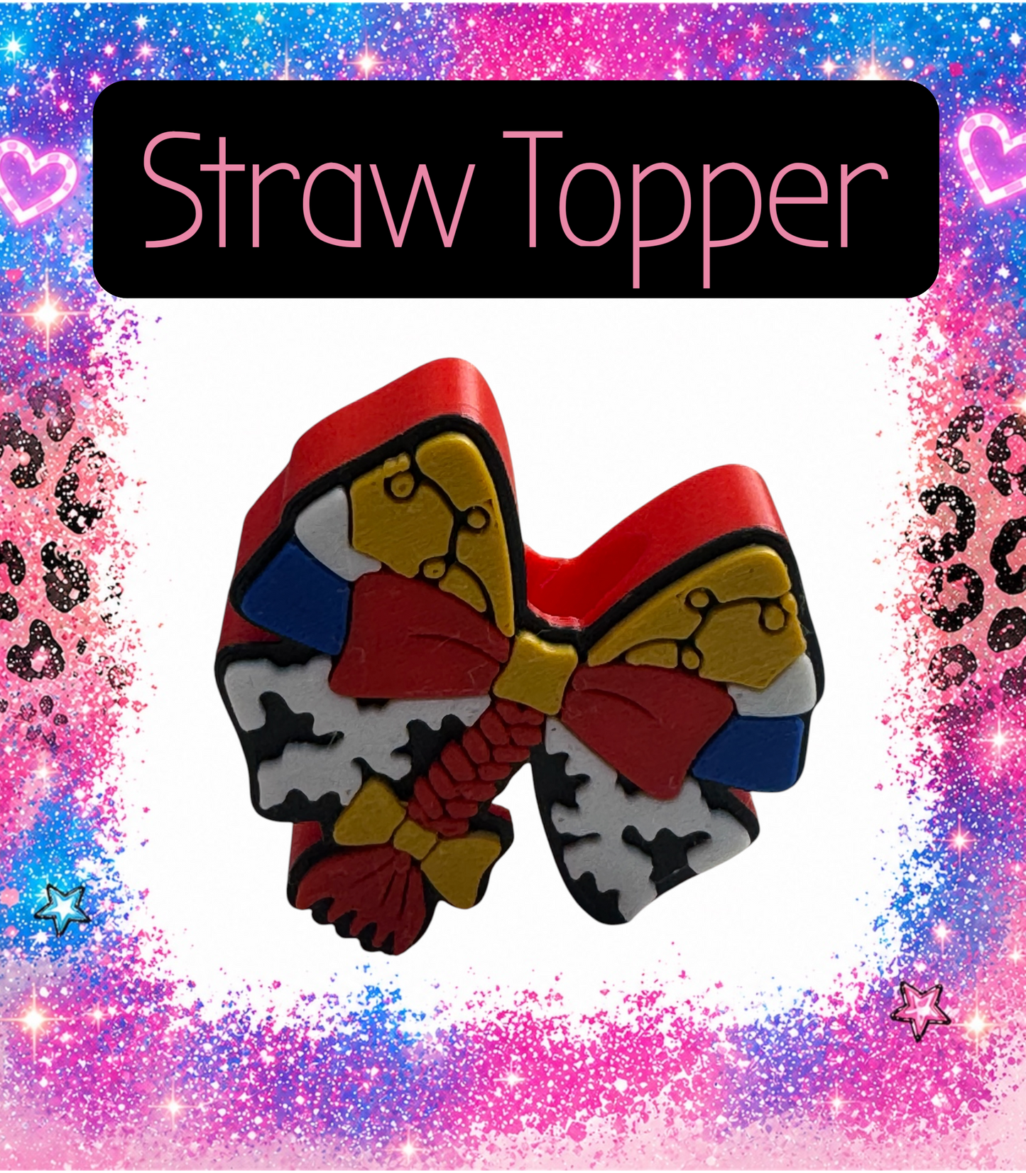 3D Straw Topper 26