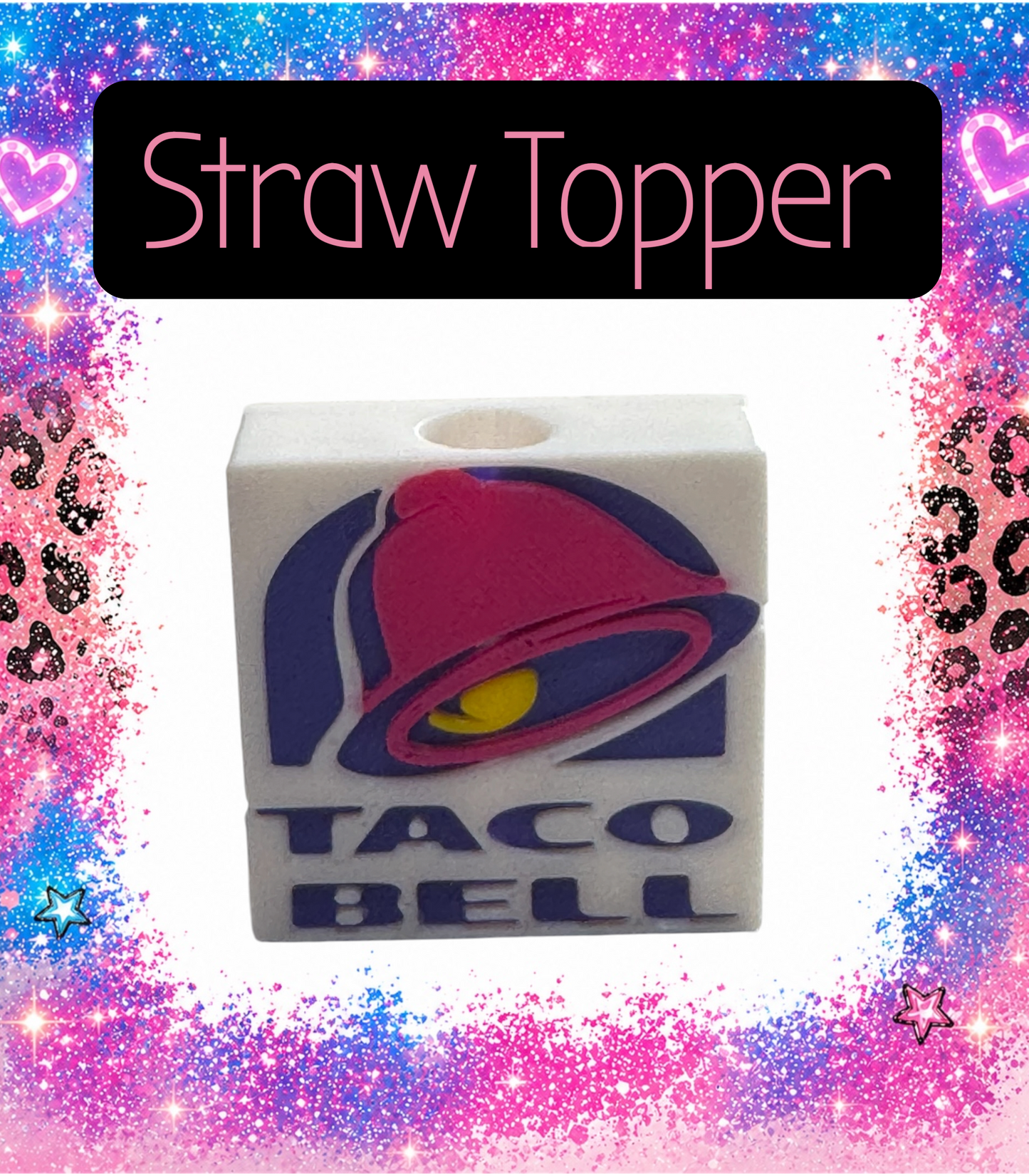 3D Straw Topper 19