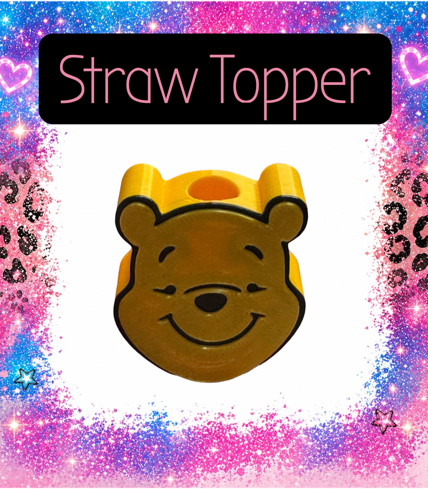 3D Straw Topper 25