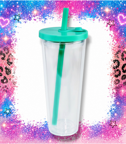 GREEN 24 oz Tapered Acrylic Tumbler