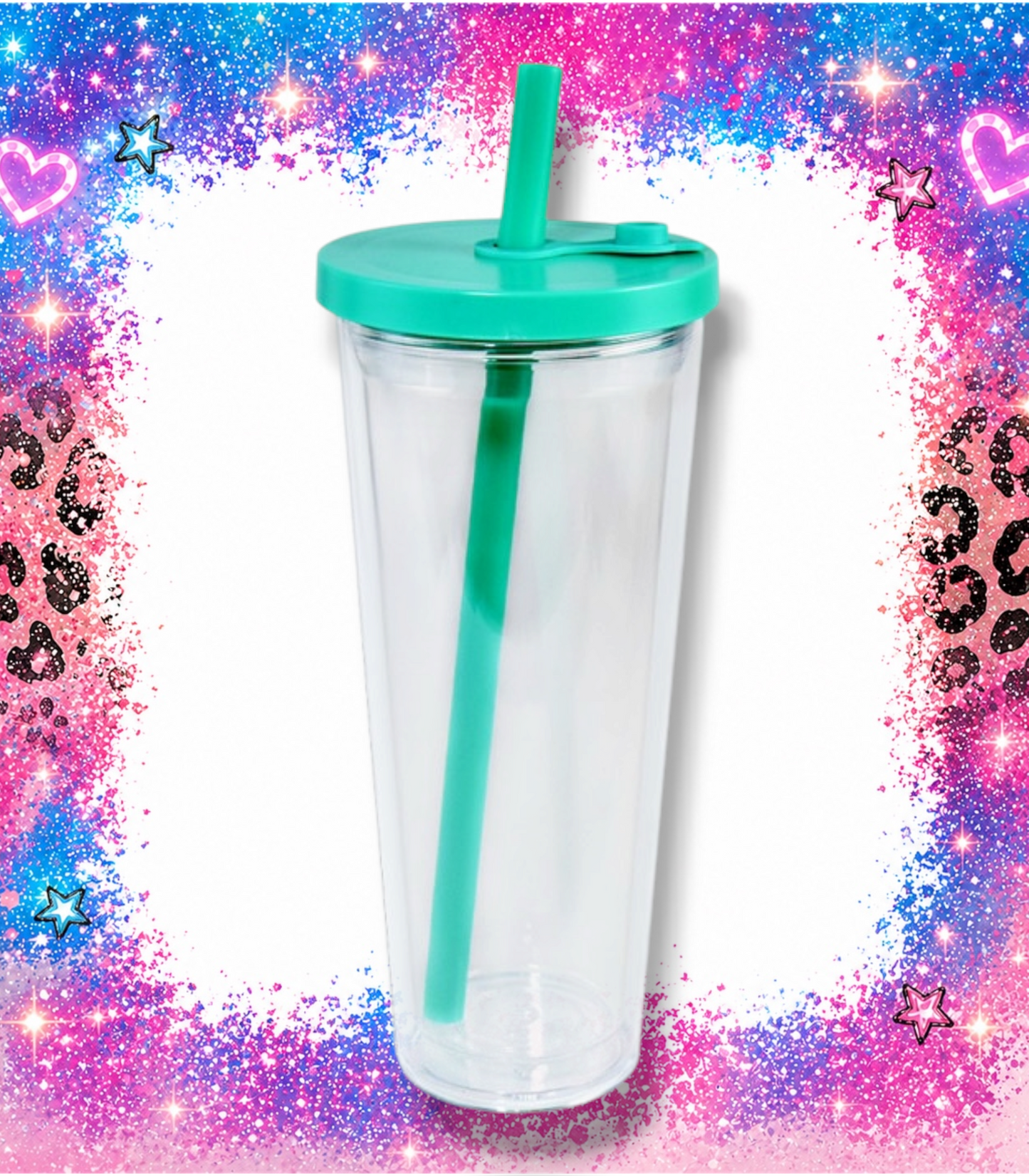 24 oz Tapered Acrylic - Mint Green