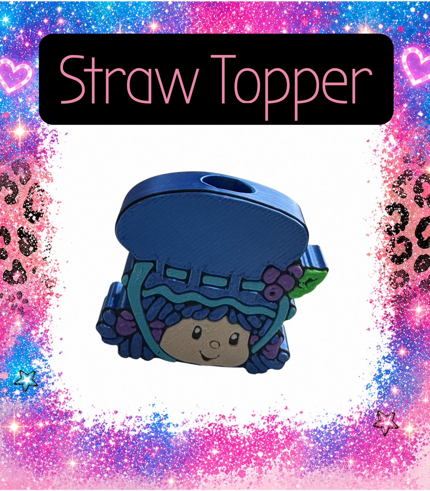 3D Straw Topper 24