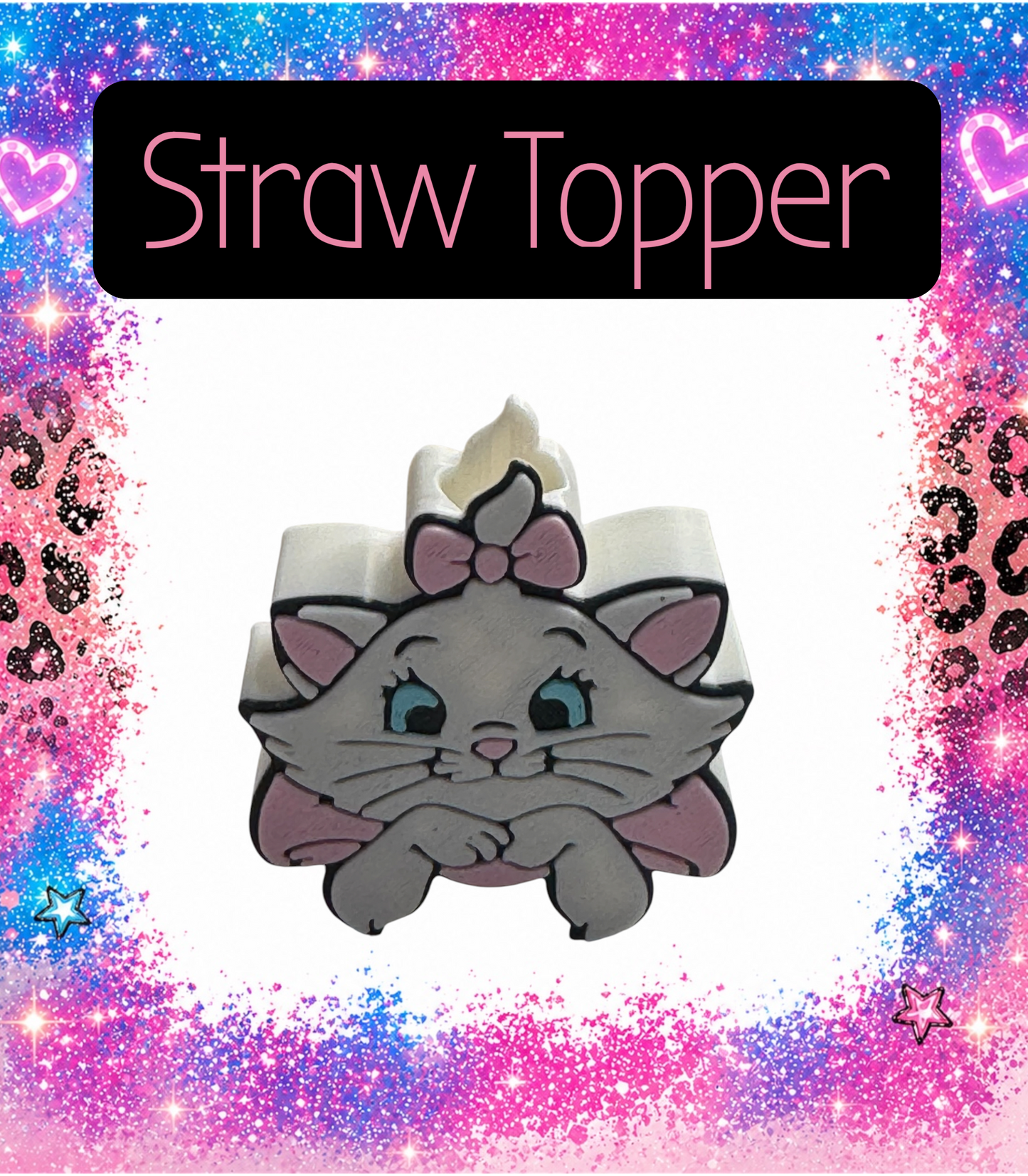 3D Straw Topper 20