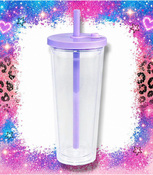 LAVENDER 24 oz Tapered Acrylic Tumbler