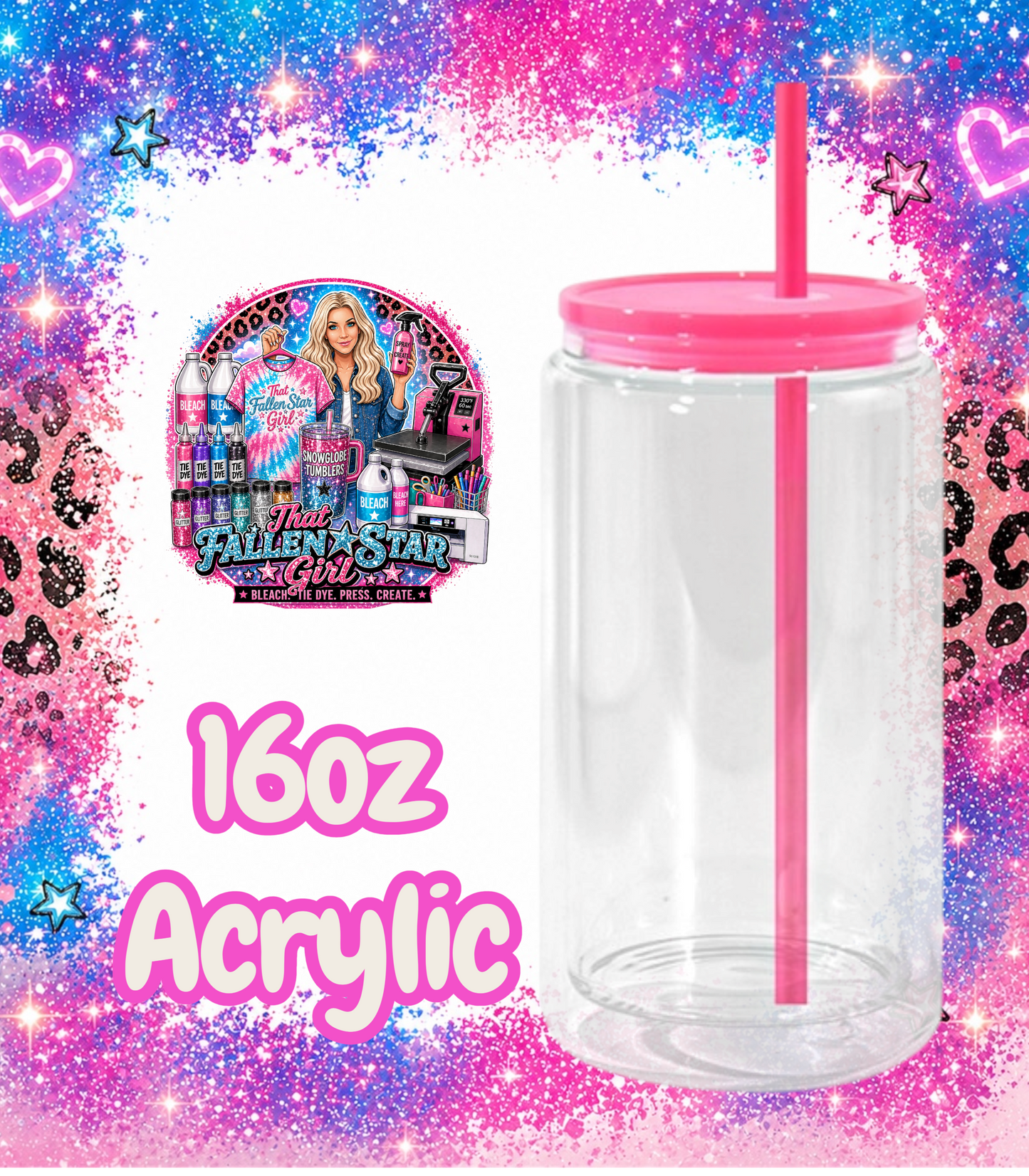 16 Ounce Acrylic Tumbler