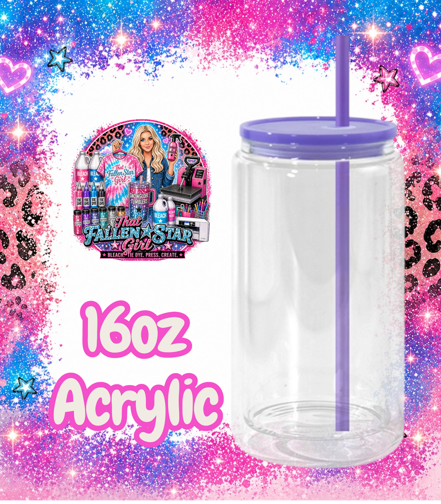 16 Ounce Acrylic Tumbler