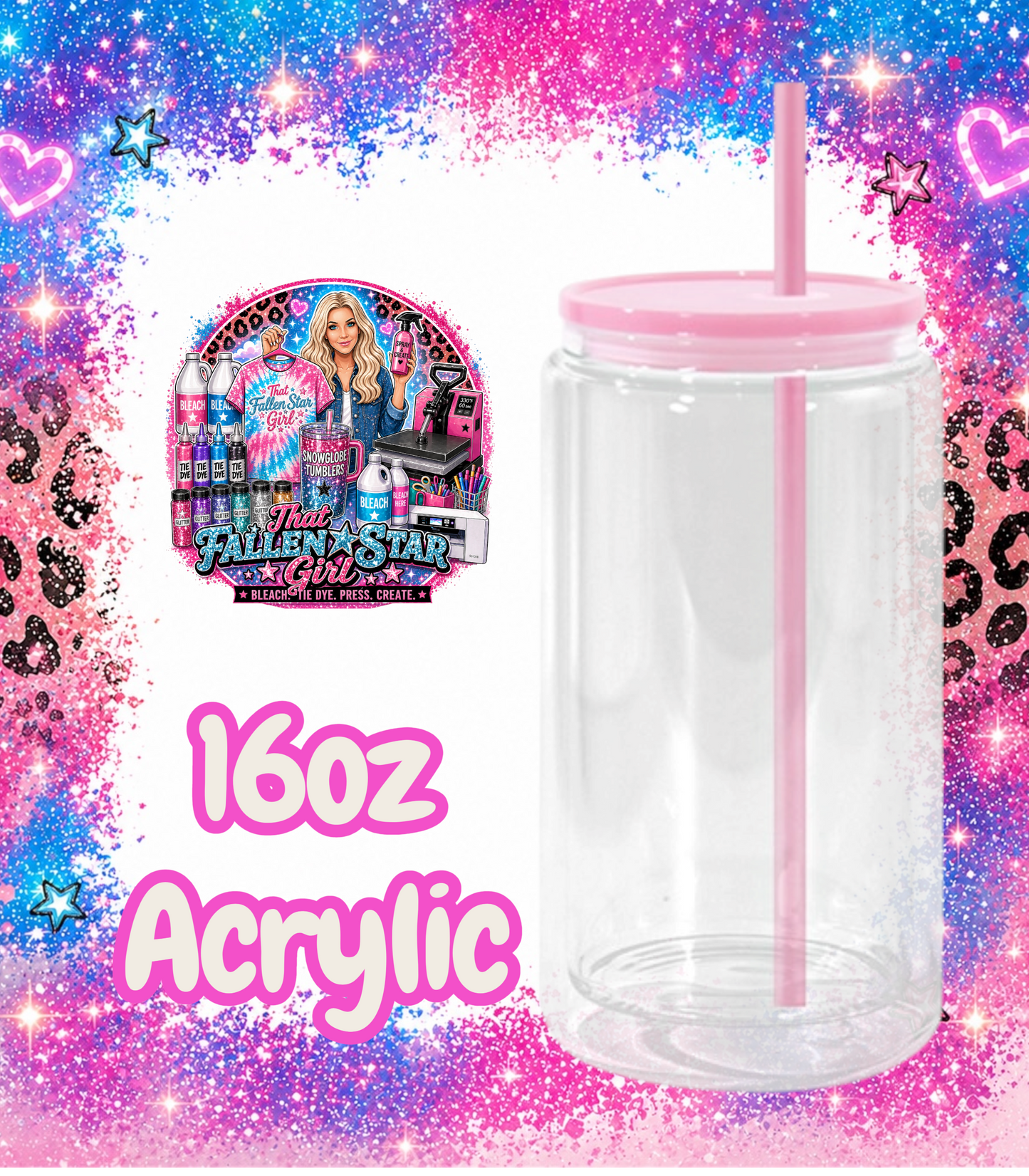 16 Ounce Acrylic Tumbler